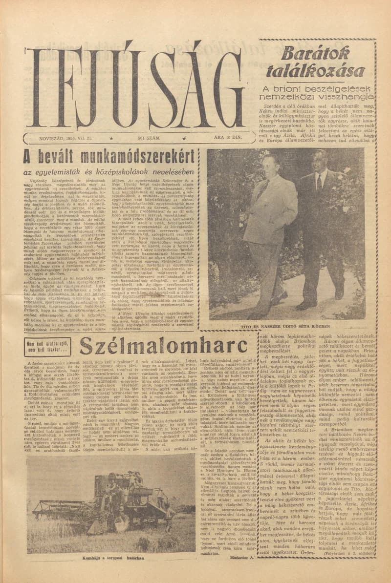 Ifjúság, 12. évf. 1956. július 21. 561. sz.
