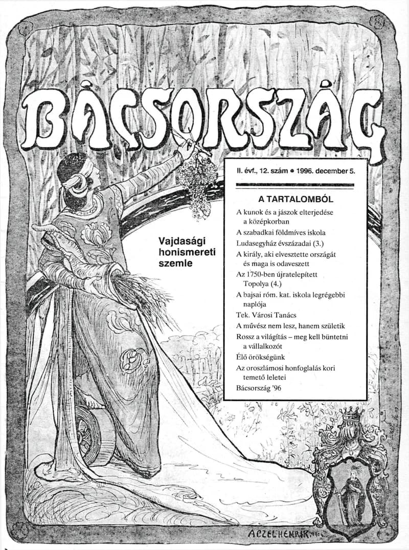 Bácsország, 2. évf. 1996. december 5. 12. sz.