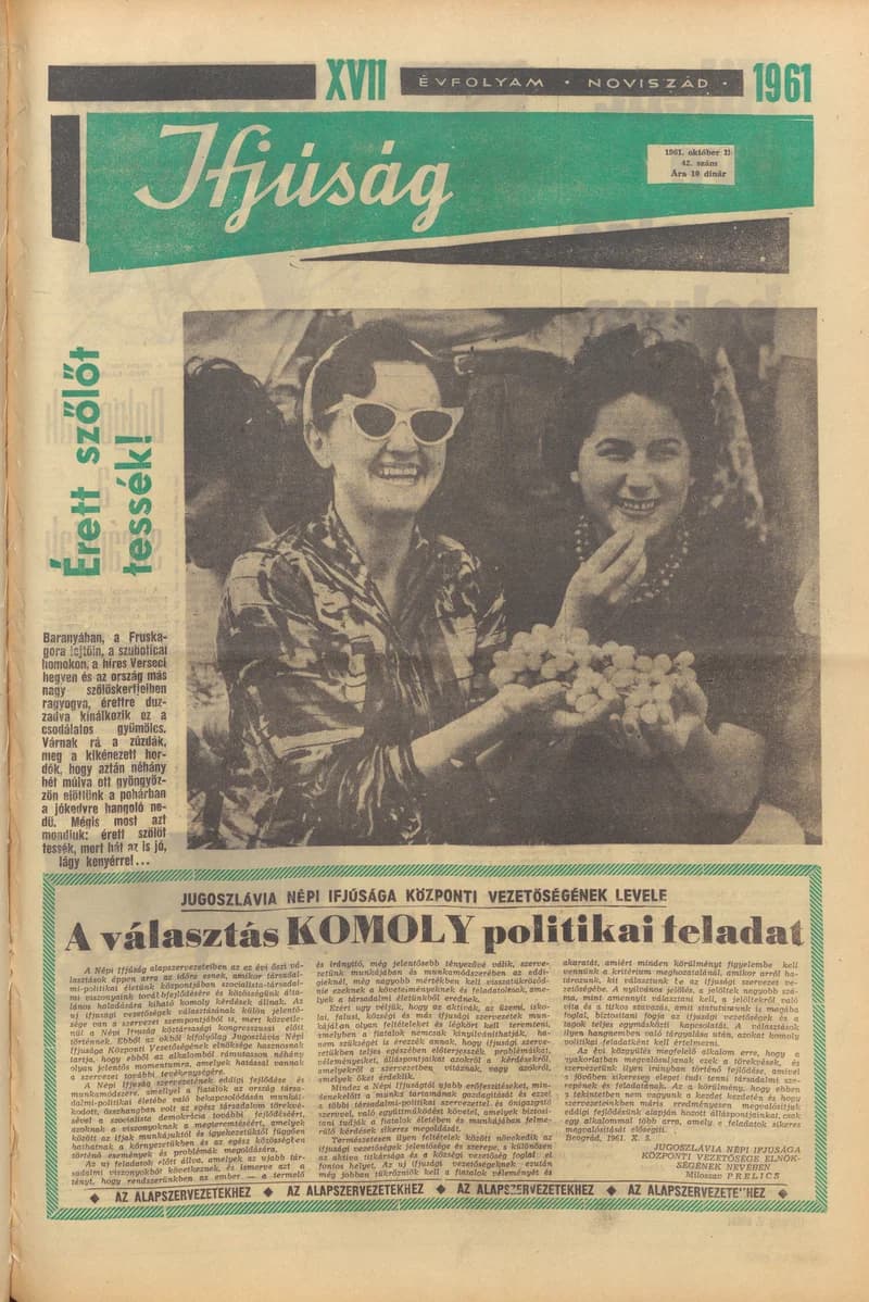 Ifjúság, 17. évf. 1961. október 11. 42. sz.