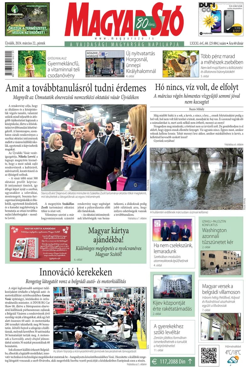 Magyar Szó, 81. évf. 2024. március 22. 68. sz. 1–16. oldal