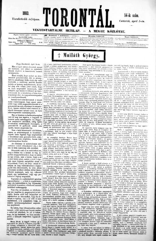 Torontál, 12. évf. 1883. április 5. 14. sz.