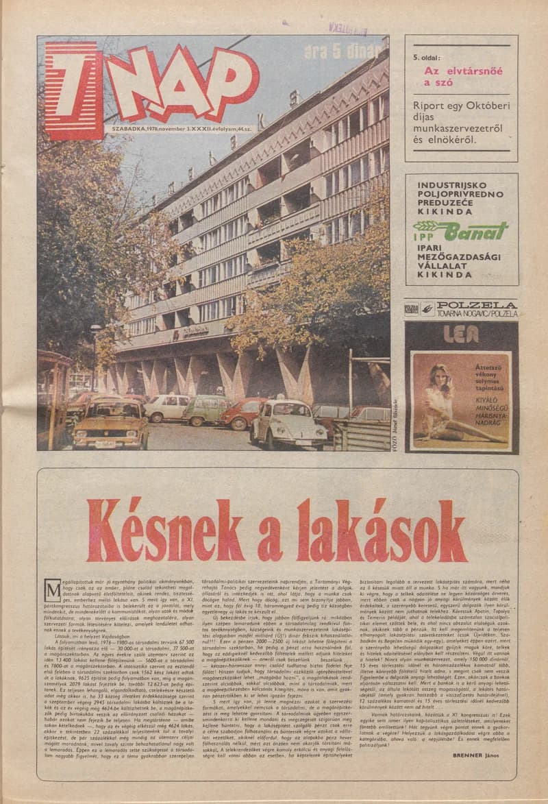 7 Nap, 33. évf. 1978. november 3. 44. sz. 1–24. oldal