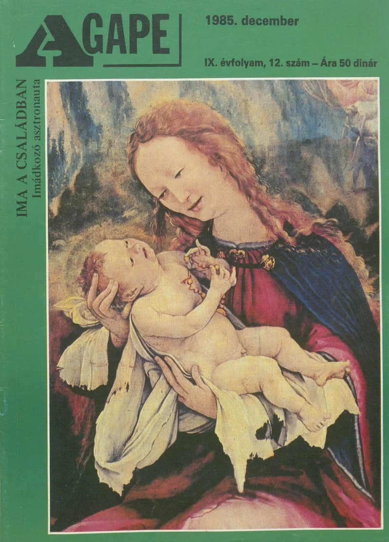 Agape, 9. évf. 1985. december. 12. sz.