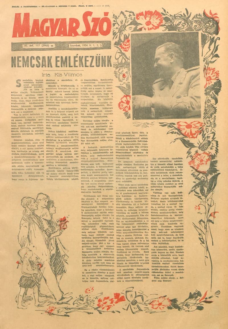Magyar Szó, 11. évf. 1954. május 1. – 3. 117. sz. 1–28. oldal