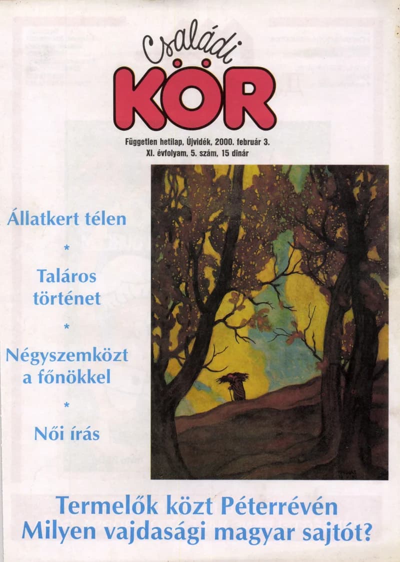 Családi Kör, 11. évf. 2000. február 3. 5. sz.