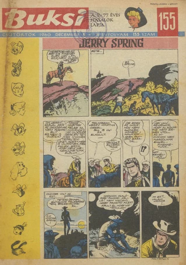 Buksi, 4. évf. 1960. december 8. 155. sz.