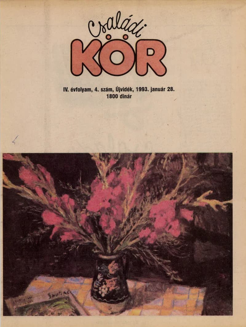 Családi Kör, 4. évf. 1993. január 28. 4. sz.