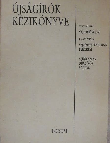 Újságírók kézikönyve