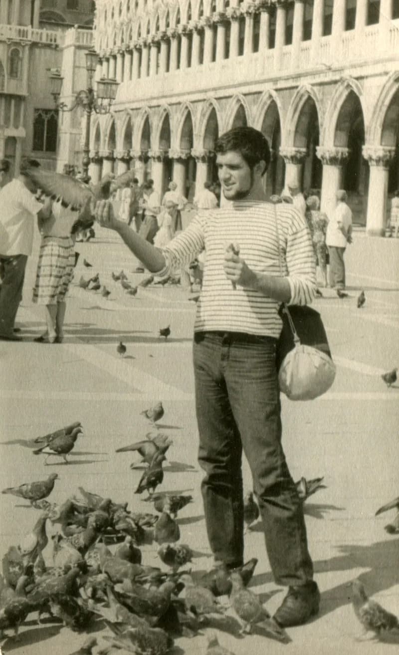 Benes Jószef a Szent Márk téren