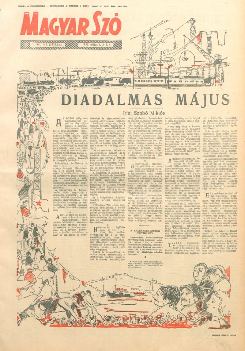 Magyar Szó, 12. évf. 1955. május 1. – 4. 119. sz. 1–28. oldal