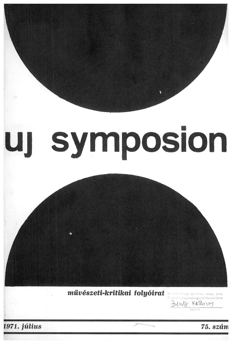 Új Symposion, 7. évf. 1971. július. 75. sz. 278–321. oldal