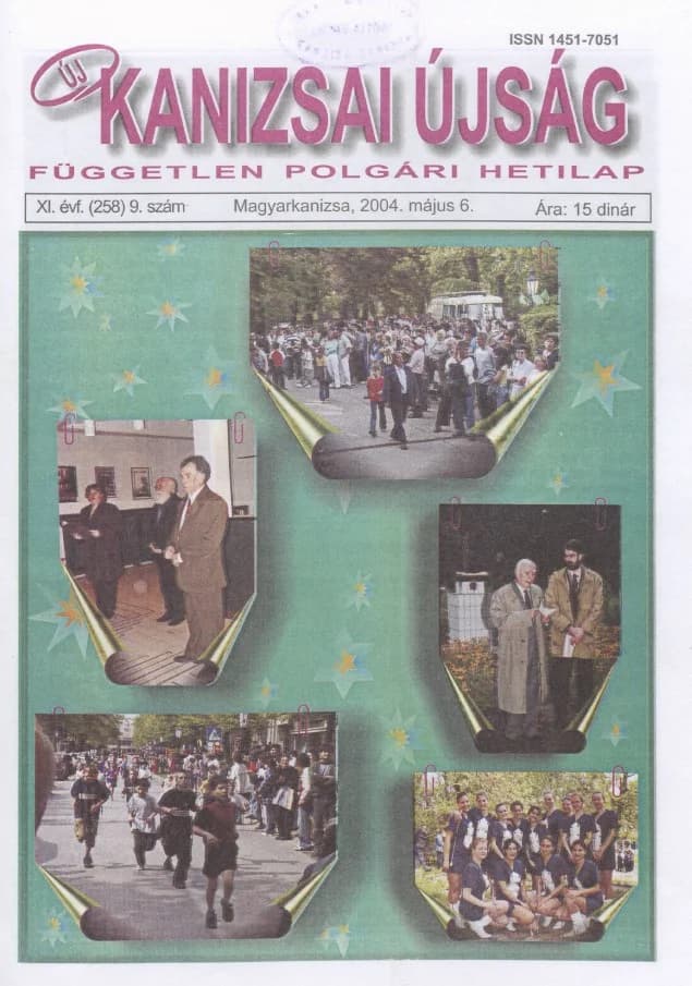 Új Kanizsai Újság, 11. évf. 2004. május 6. 9. sz.