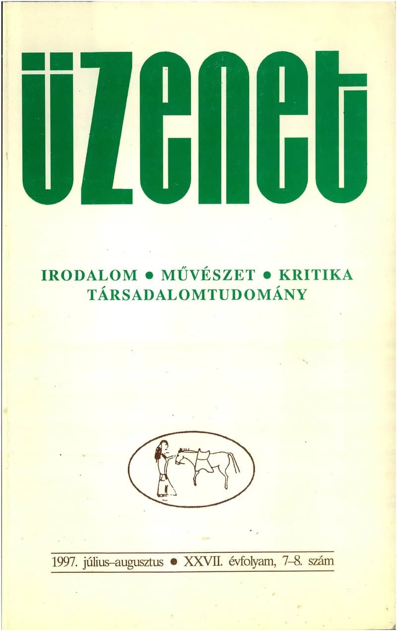 Üzenet, 27. évf. 1997. július – augusztus. 7–8. sz. 397–520. oldal