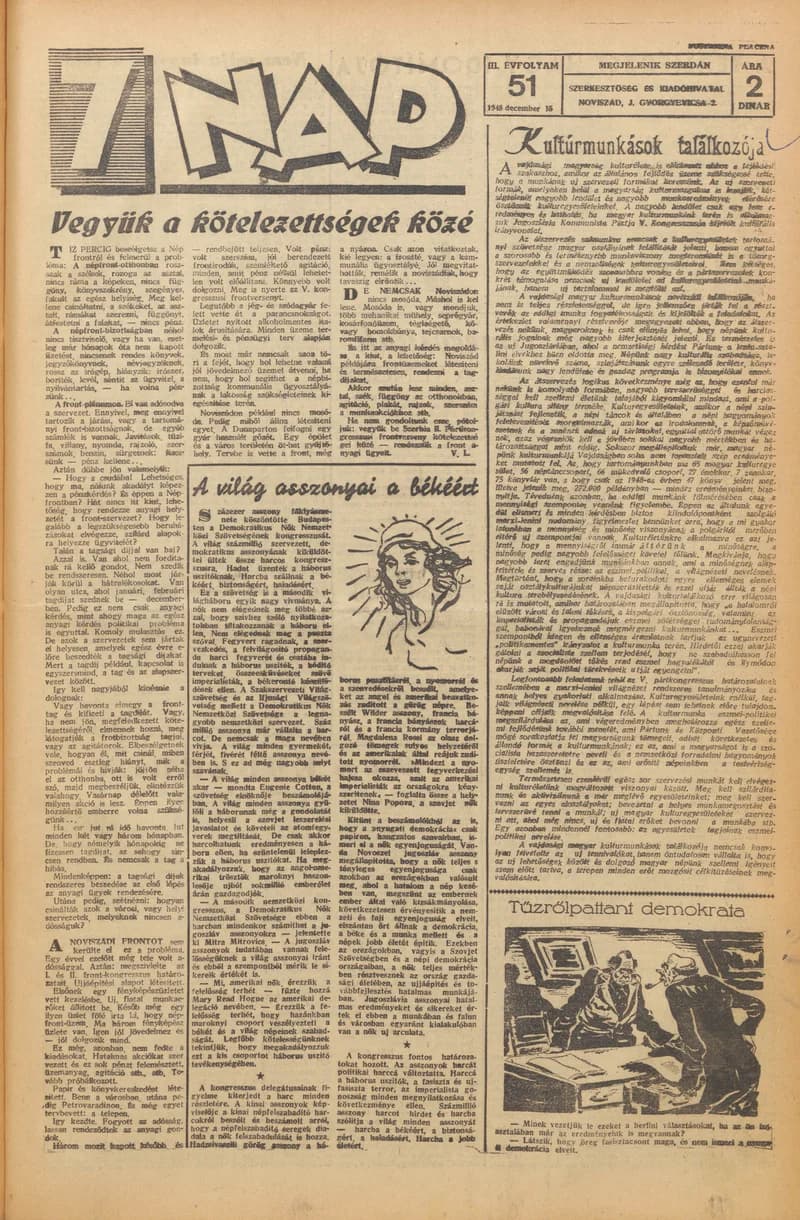 7 Nap, 3. évf. 1948. december 15. 51. sz. 1–4. oldal