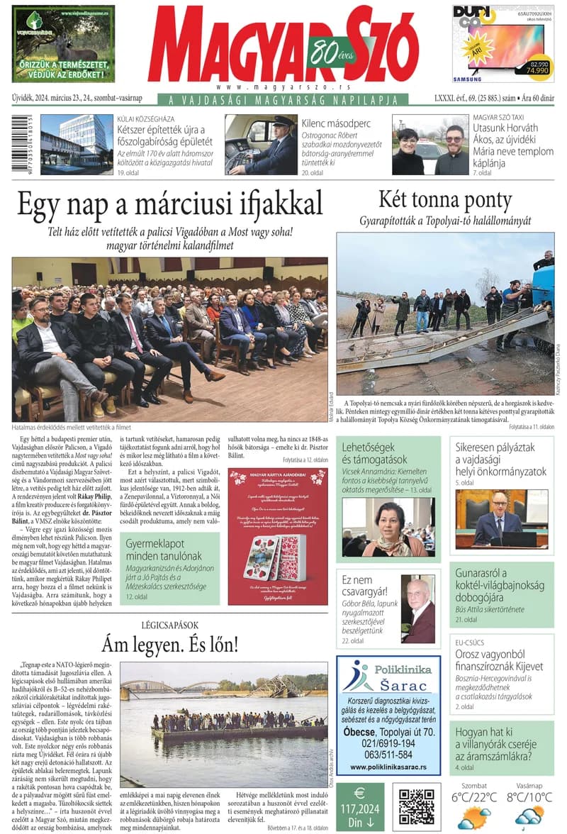 Magyar Szó, 81. évf. 2024. március 23. – 24. 69. sz. 1–32. oldal