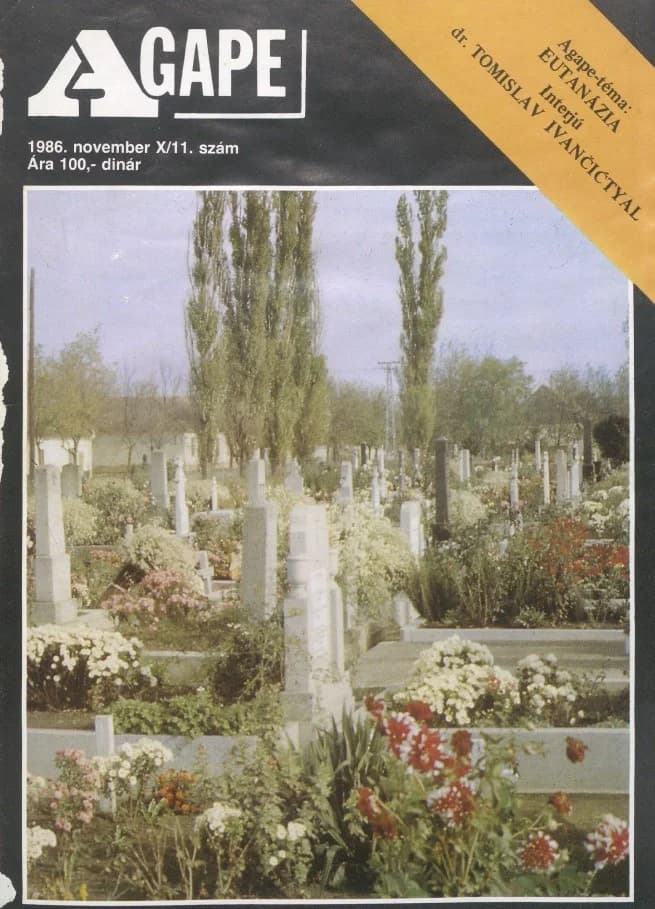 Agape, 10. évf. 1986. november. 11. sz.