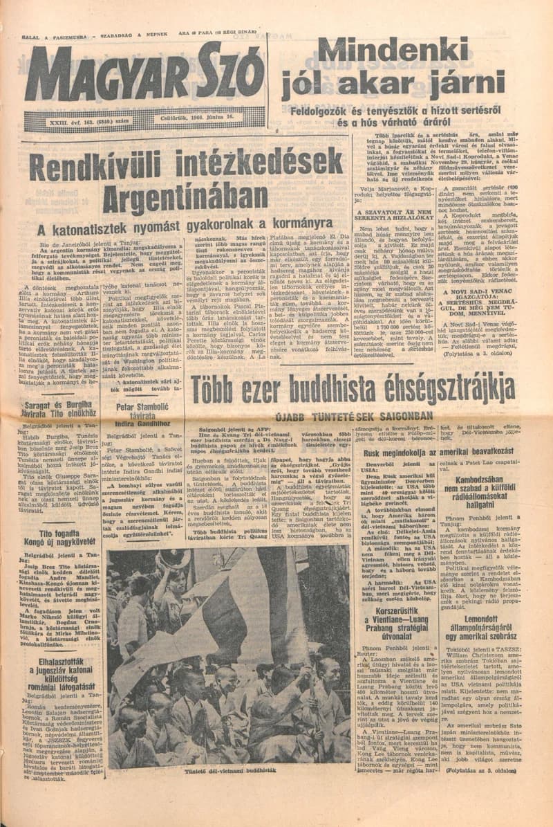Magyar Szó, 23. évf. 1966. június 16. 163. sz.
