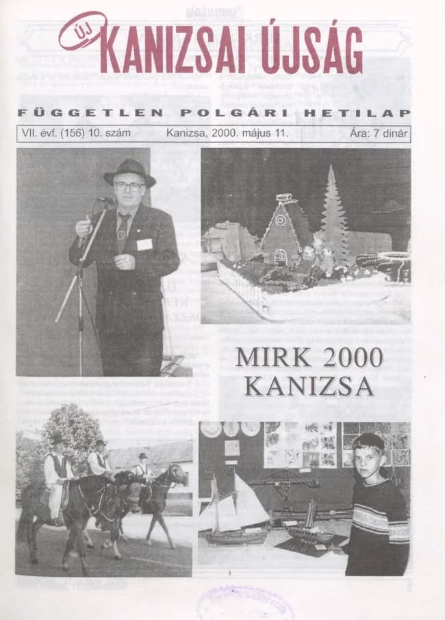 Új Kanizsai Újság, 7. évf. 2000. május 11. 10. sz.