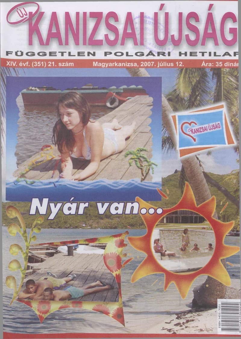 Új Kanizsai Újság, 14. évf. 2007. július 12. 21. sz.