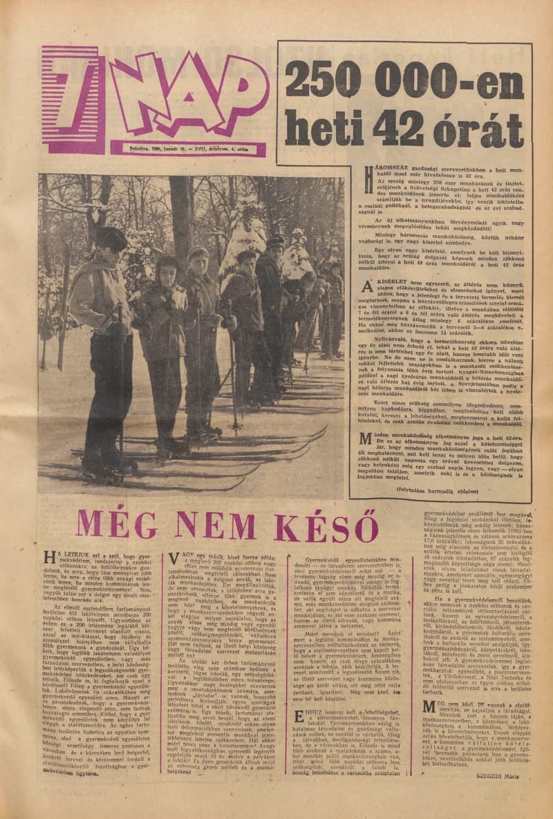 7 Nap, 19. évf. 1964. január 31. 4. sz. 1–24. oldal