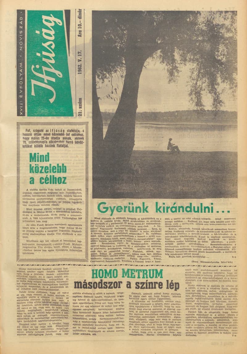 Ifjúság, 18. évf. 1962. május 17. 21. sz.