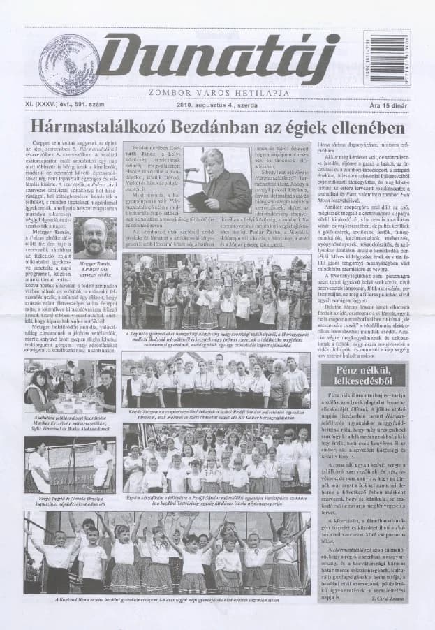 Dunatáj, 12. évf. 2010. augusztus 4. 591. sz.