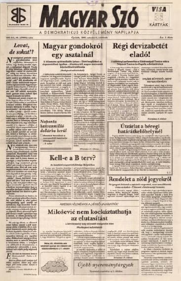 Magyar Szó, 52. évf. 1995. március 2. 50. sz. 1–16. oldal