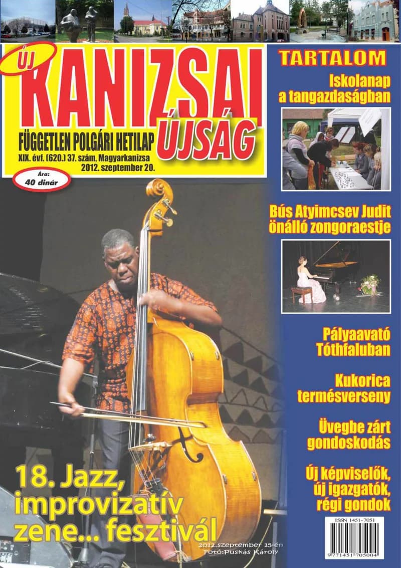 Új Kanizsai Újság, 19. évf. 2012. szeptember 20. 37. sz.