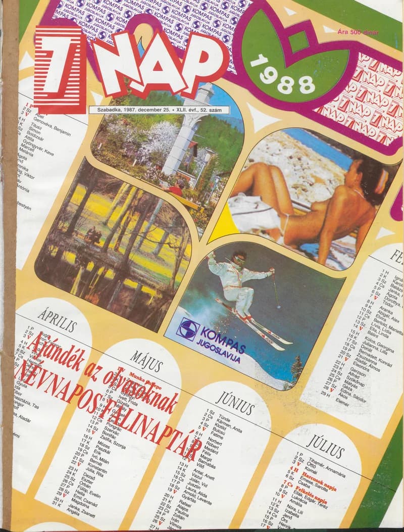 7 Nap, 42. évf. 1987. december 25. 52. sz. 1–68. oldal