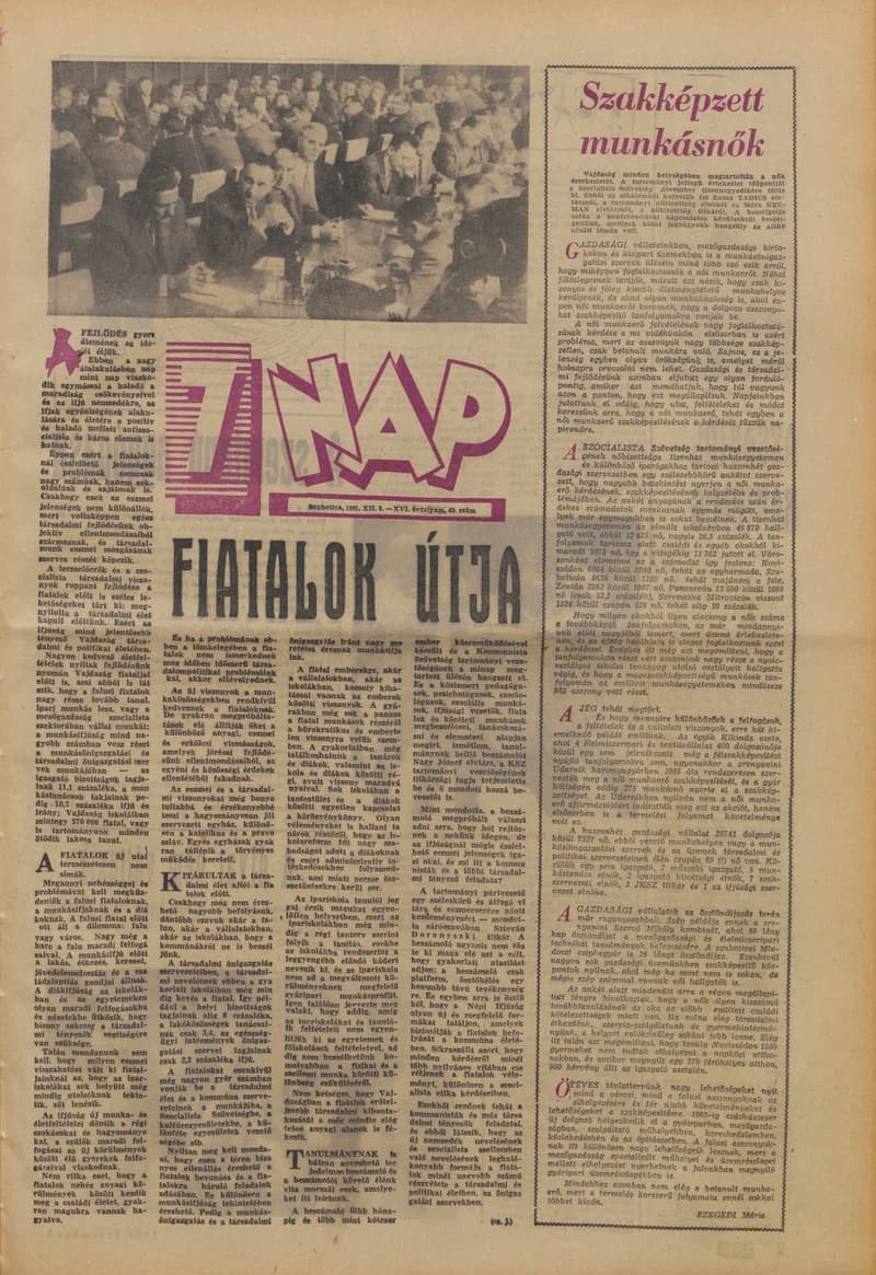 7 Nap, 16. évf. 1961. december 8. 49. sz. 1–20. oldal
