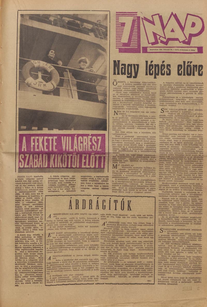 7 Nap, 16. évf. 1961. február 24. 8. sz. 1–28. oldal