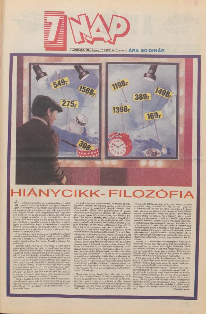 7 Nap, 39. évf. 1984. február 17. 7. sz. 1–12. oldal