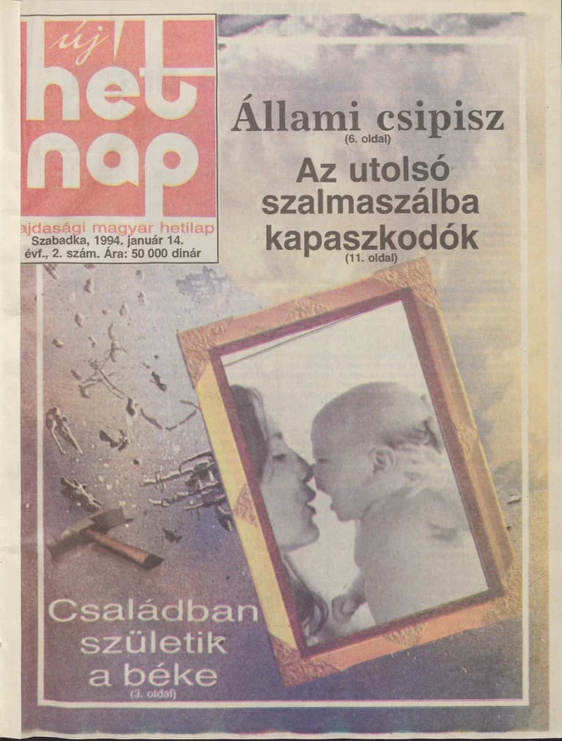 Új Hét Nap, 2. évf. 1994. január 14. 2. sz.