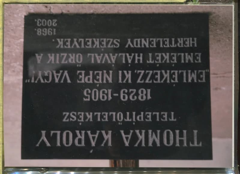 Megemlékezés - Thomka Károly telepítőlelkész tiszteletére