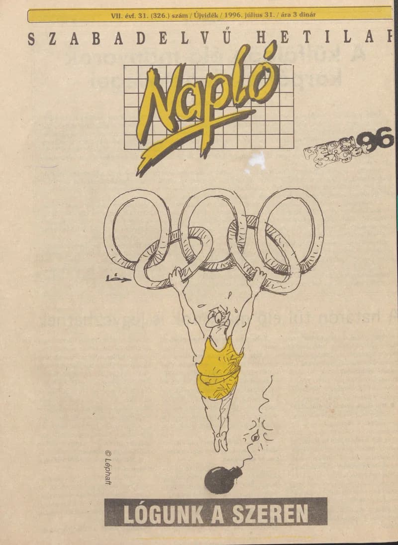 Napló - Szabadelvű hetilap, 7. évf. 1996. július 31. 326. sz.