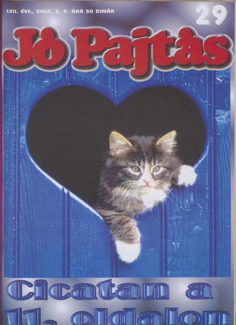Jó Pajtás, 57. évf. 2003. október 9. 29. sz.