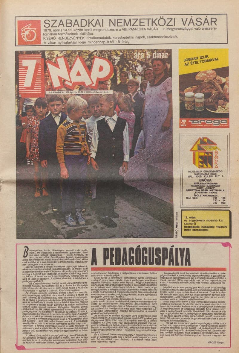 7 Nap, 34. évf. 1979. április 13. 15. sz. 1–24. oldal