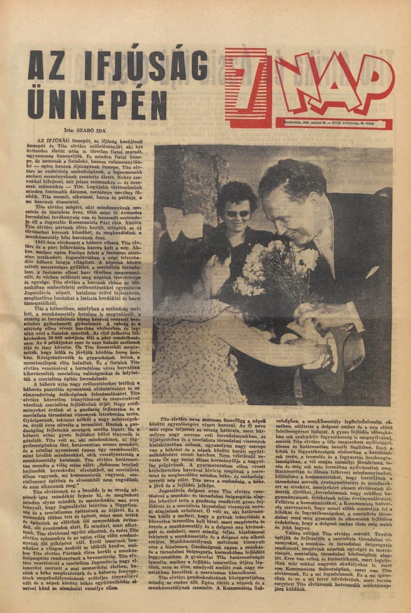 7 Nap, 17. évf. 1962. május 25. 20. sz. 1–20. oldal