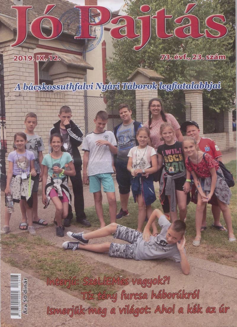 Jó Pajtás, 73. évf. 2019. szeptember 12. 23. sz.