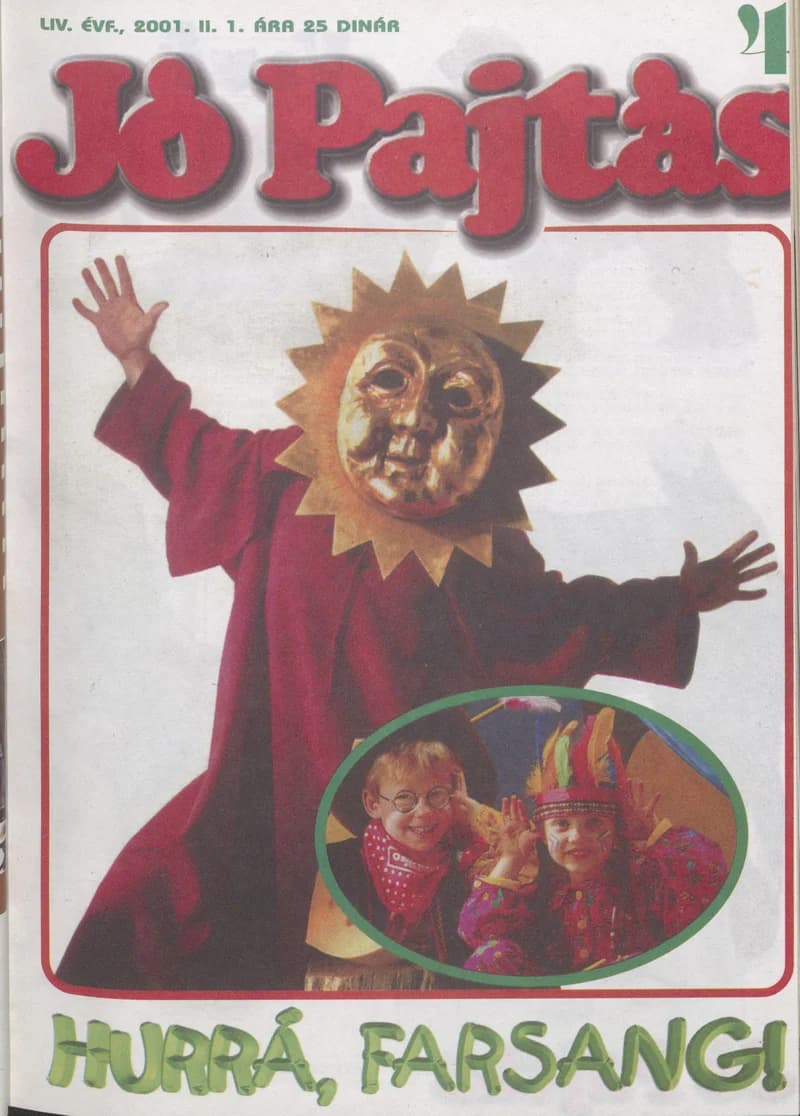 Jó Pajtás, 55. évf. 2001. február 1. 4. sz.