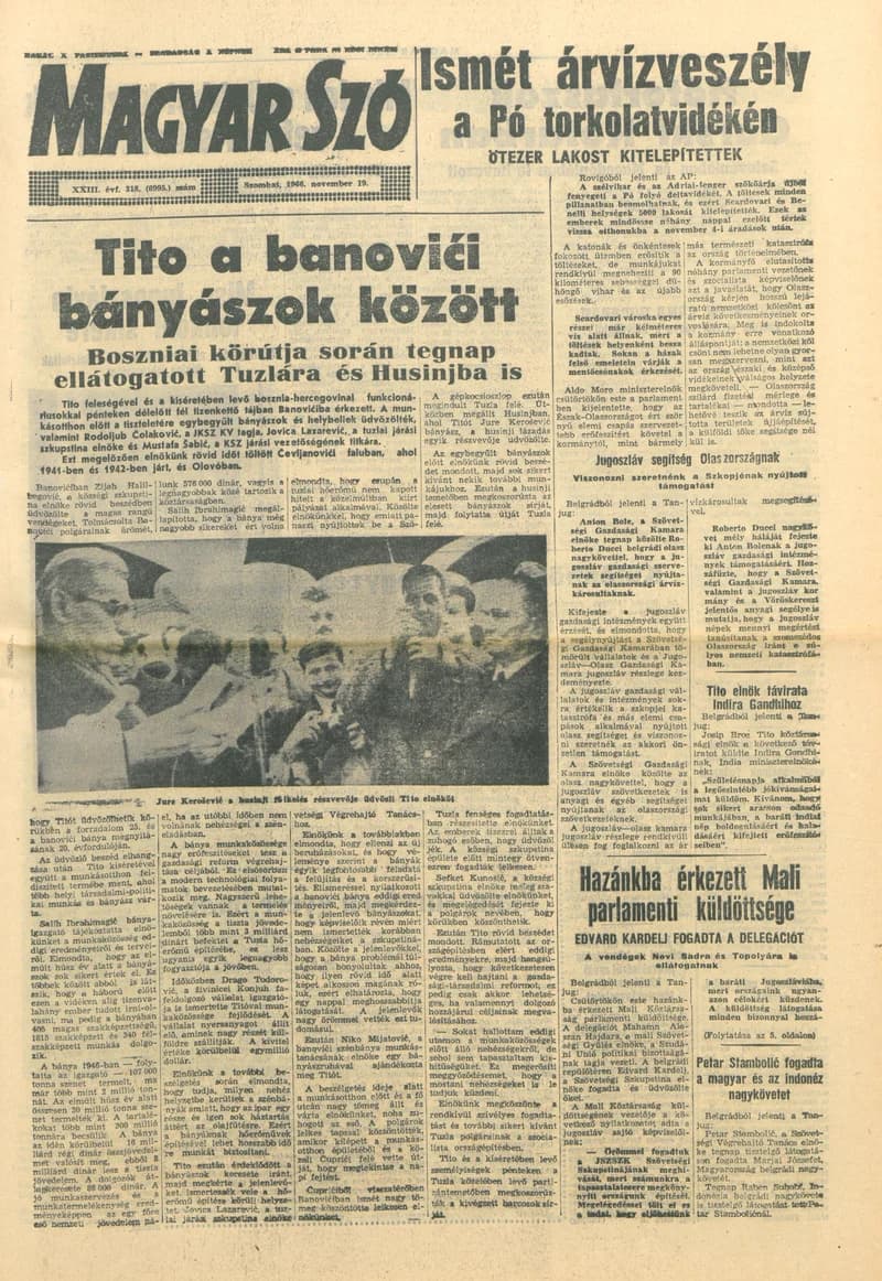 Magyar Szó, 23. évf. 1966. november 19. 318. sz.
