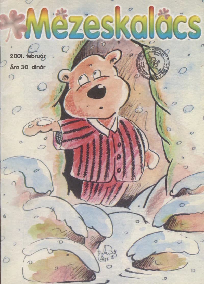 Mézeskalács, 49. évf. 2001. február. 2. sz.