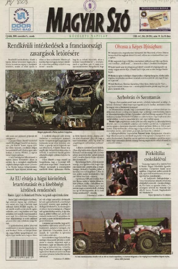 Magyar Szó, 62. évf. 2005. november 9. 264. sz. 1–20. oldal