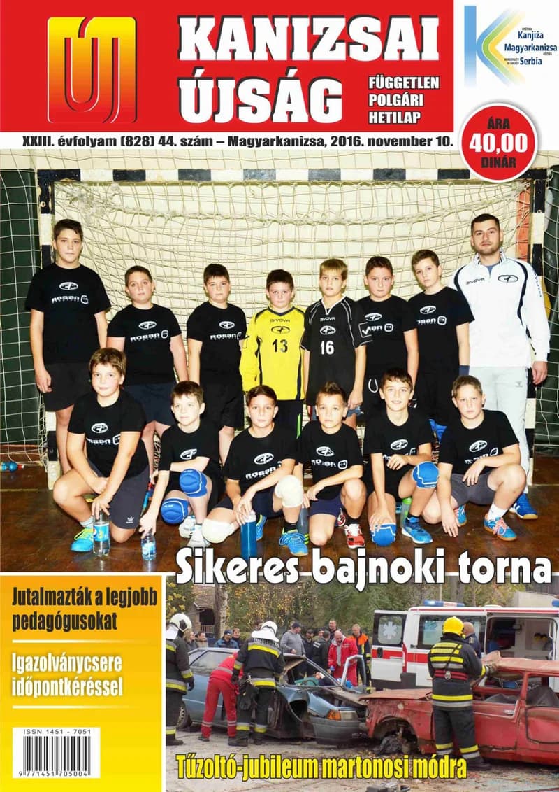 Új Kanizsai Újság, 23. évf. 2016. november 10. 44. sz.