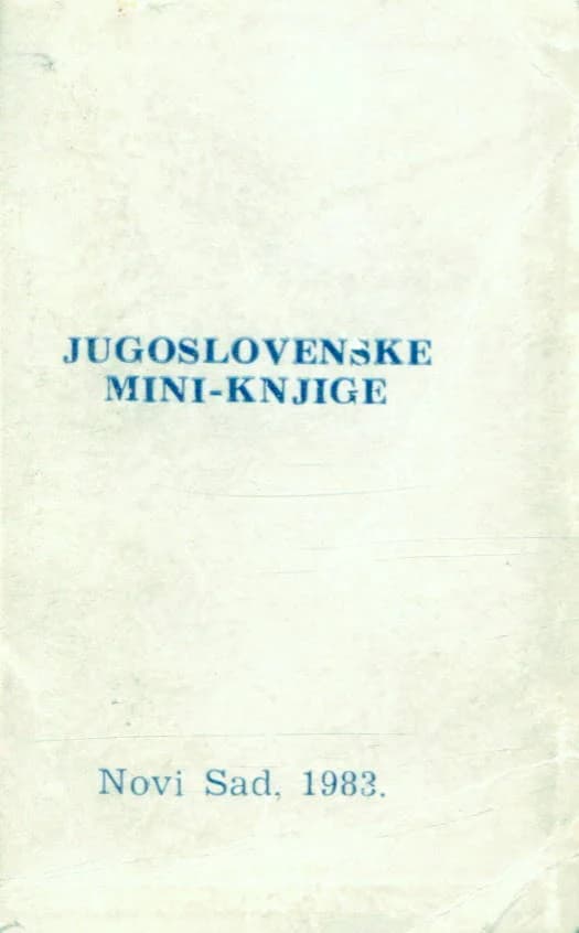 Jugoslovenske mini-knjige