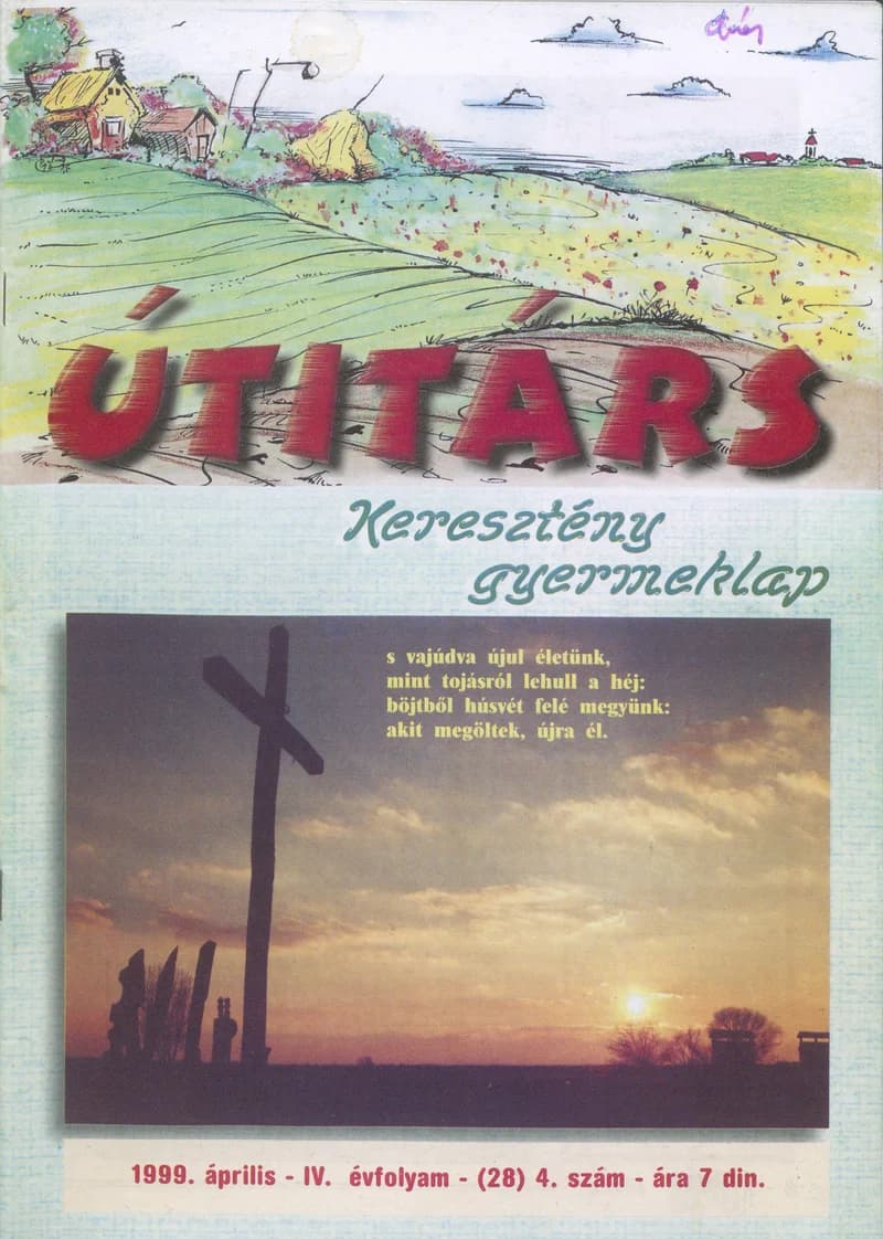 Útitárs, 4. évf. 1999. április. 4. sz.