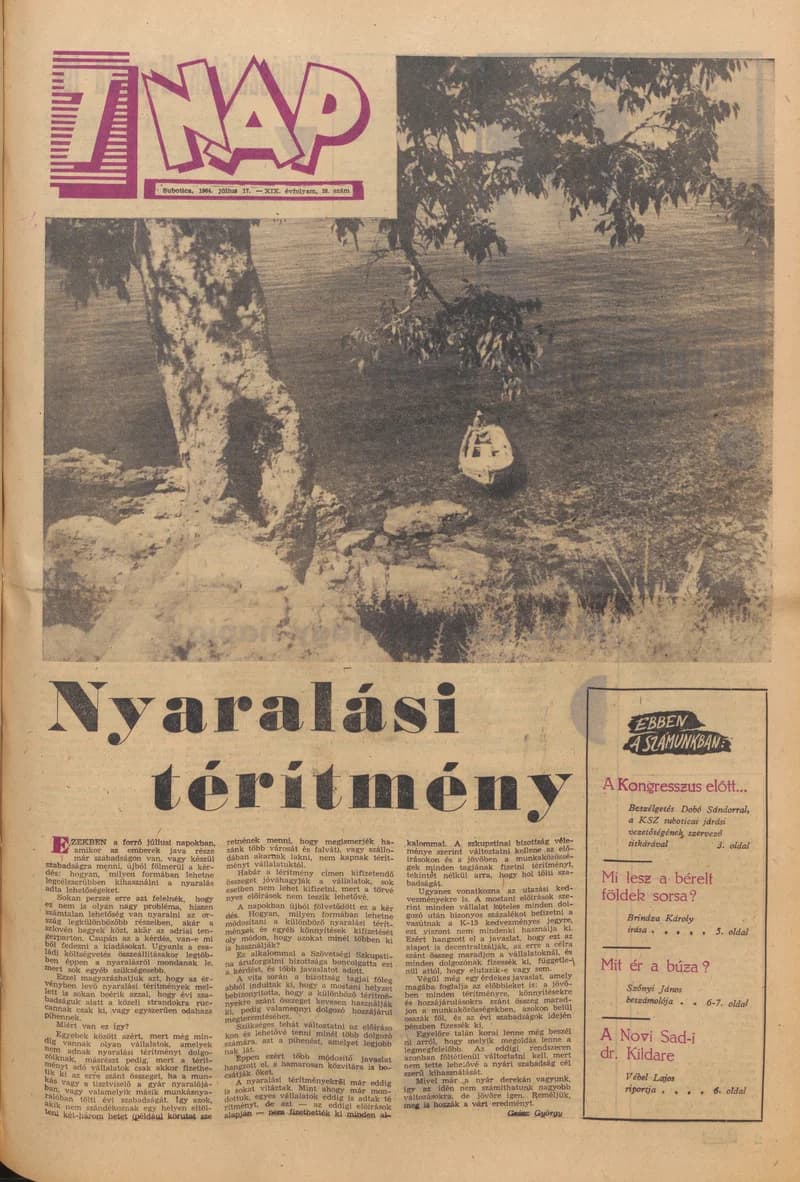 7 Nap, 19. évf. 1964. július 17. 28. sz. 1–20. oldal