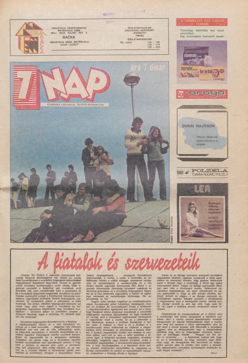 7 Nap, 35. évf. 1980. február 29. 9. sz. 1–20. oldal