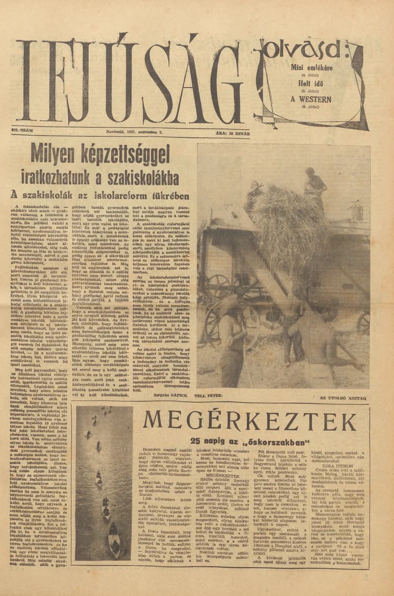 Ifjúság, 13. évf. 1957. augusztus 2. 613. sz.