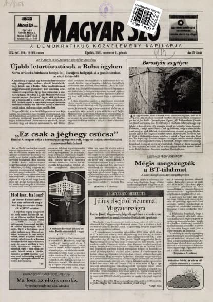 Magyar Szó, 59. évf. 2002. november 1. 259. sz. 1–16. oldal